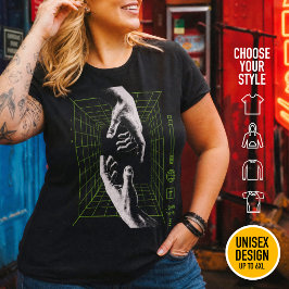 Ich bin der Weg Johannes 14:6 Grid Christlicher Cy Große Größe T-Shirt