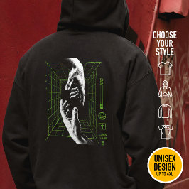 Ich bin der Weg Johannes 14:6 Grid Christlicher Cy Hoodie
