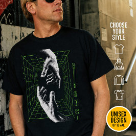 Ich bin der Weg Johannes 14:6 Grid Christlicher Cy T-Shirt