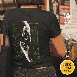 Ich bin der Weg Johannes 14:6 Grid Christlicher Cy T-Shirt