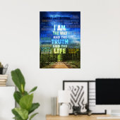 Ich bin der Weg und die Wahrheit und das Leben - J Poster (Heimbüro)