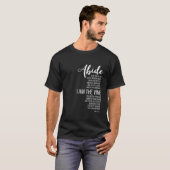 Ich bin der Wein John 15 4 5 T-Shirt (Vorne ganz)