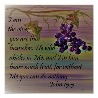 Ich bin der Wein Poster