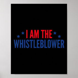 Ich bin der Whistleblower Anti-Trump Impeachment Poster