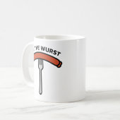 Ich bin der Wurst Kaffeetasse (Vorderseite Links)