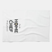 Ich bin der Zuhause-Koch. Keine Tipps, nur Lob - F Geschirrtuch (Horizontal)