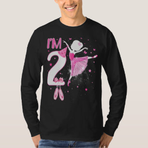Ich bin der zweite Geburtstag Ballerina Girls Ball T-Shirt