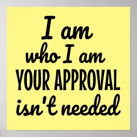 Ich bin derbin, wer ich bin poster (Vorne)