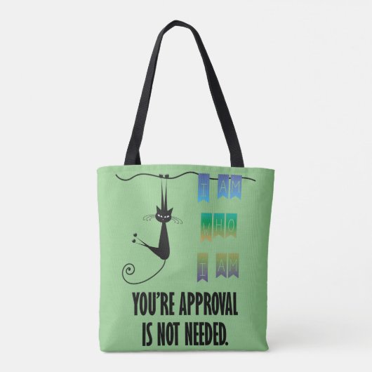 Ich bin derbin, wer ich bin tasche (Rückseite)