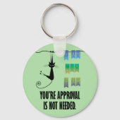 Ich bin derjenige, der ich Button Schlüsselanhänge Schlüsselanhänger (Vorderseite)