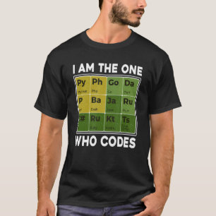 Ich bin derjenige, der Programmierer-Nerd programm T-Shirt