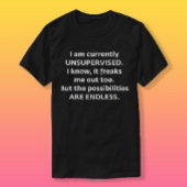 Ich bin derzeit nicht beaufsichtigt T-Shirt