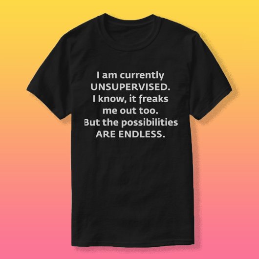 Ich bin derzeit nicht beaufsichtigt T-Shirt