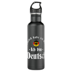 Ich bin Deutsch - Funny Germany Roots German Herit Edelstahlflasche