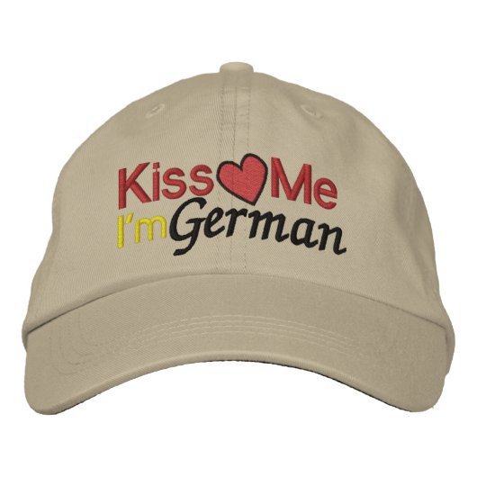 Ich bin Deutscher von SRF Bestickte Kappe (Vorderseite)