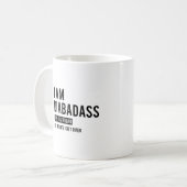 Ich bin Diabadass, das ich das Zuckerleben bin- Kaffeetasse (Vorderseite Links)