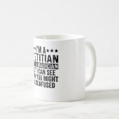 Ich bin Diätin, kein Zauberkünstler Kaffeetasse (VorderseiteRechts)