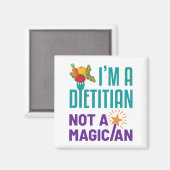 Ich bin Diätin und kein Magier Magnet (Vorderseite/Rückseite)