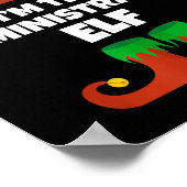 Ich bin die Administrator Elf Familie Pajama Weihn Poster (Ecke)