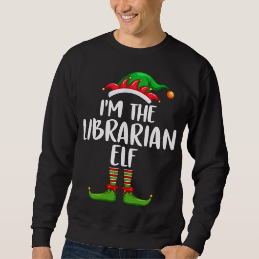 Ich bin die Anwältin Elf Familie, die Weihnachtsge Sweatshirt (Vorderseite)