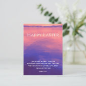 Ich bin die Auferstehung | Bibel Verse Custom Oast Postkarte (Stehend Vorderseite)