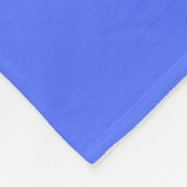 Ich bin die Auferstehung Blue Fleece Blanket (Ecke)