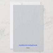 Ich bin die Auferstehung Graue Stationerie Briefpapier (Rückseite)