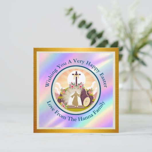 Ich bin die Auferstehung und das Leben nach der Ka Einladung (Stehend Vorderseite)