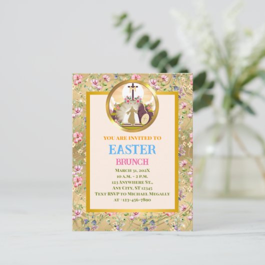 Ich bin die Auferstehung und das Leben Postkarte (Stehend Vorderseite)