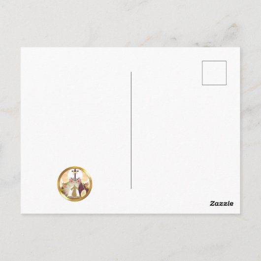 Ich bin die Auferstehung und das Leben Postkarte (Rückseite)