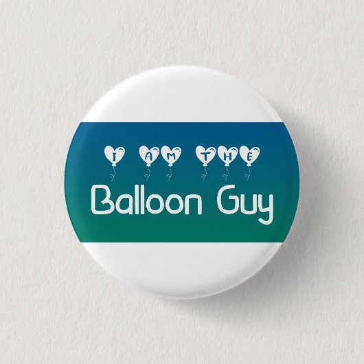 Ich bin die Balloon Typ Button-on-Taste Button (Vorderseite)