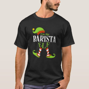 Ich bin die BARISTA Elf Family Group Matching PJ C T-Shirt