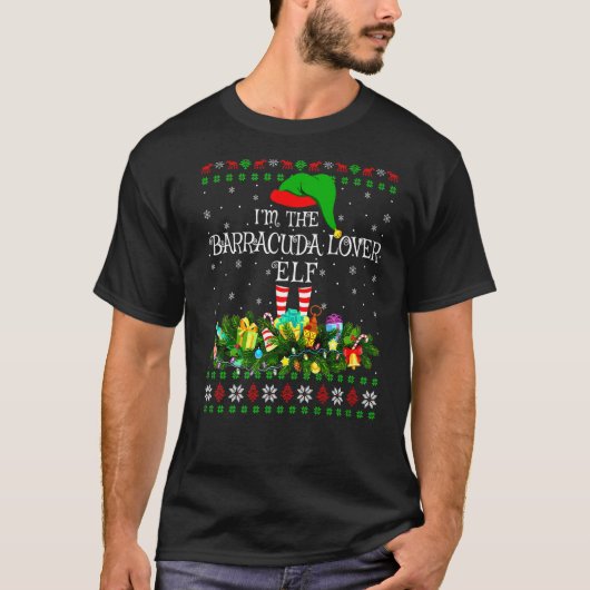 Ich bin die Barracuda Elf Christm. T-Shirt (Vorderseite)
