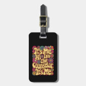 Ich bin die Beraterschule zurück zur Schule Gepäckanhänger (Vorderseite vertikal)