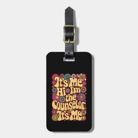 Ich bin die Beraterschule zurück zur Schule Gepäckanhänger (Vorderseite vertikal)