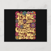 Ich bin die Beraterschule zurück zur Schule Postkarte (Vorderseite)