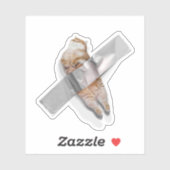 Ich bin die beste Banane! Aufkleber (Blatt)