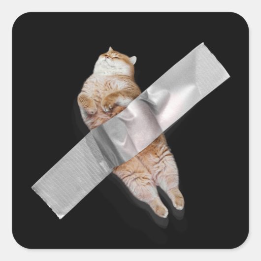 Ich bin die beste Banane! Quadratischer Aufkleber (Vorderseite)