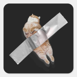 Ich bin die beste Banane! Quadratischer Aufkleber