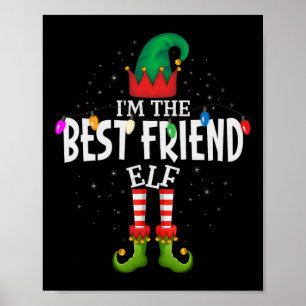 Ich bin die beste Freundin, die Weihnachten passt Poster