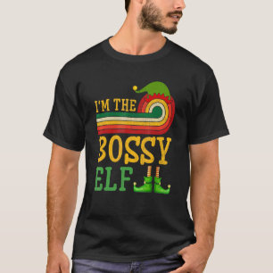 Ich bin die bestimmende Elf-Matching-Gruppen-Weihn T-Shirt