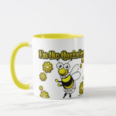 Ich bin die Bienenkönigin! Tasse (Links)