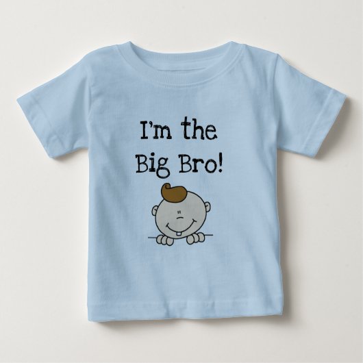 Ich bin die Big Bro-Tshirts und Geschenke Baby T-shirt (Vorderseite)