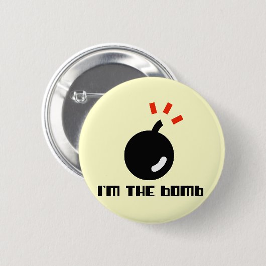 Ich bin die Bombe Button (Vorne & Hinten)