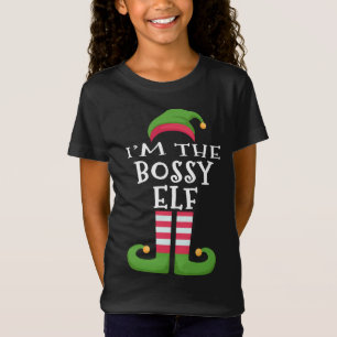 Ich bin die Boss Elf Familie, die Weihnachten Paja T-Shirt