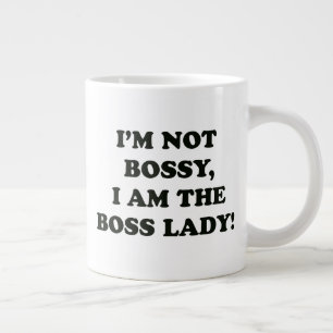 Ich bin die Boss Lady Jumbo-Tasse