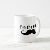 ICH BIN DIE BOSS, MUSTACHE KAFFEE-TASSE KAFFEETASSE (VorderseiteRechts)
