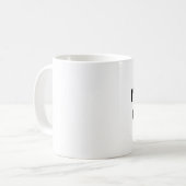 ICH BIN DIE BOSS, MUSTACHE KAFFEE-TASSE KAFFEETASSE (Vorderseite Links)