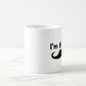 ICH BIN DIE BOSS, MUSTACHE KAFFEE-TASSE KAFFEETASSE (Mittel)