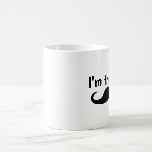 ICH BIN DIE BOSS, MUSTACHE KAFFEE-TASSE KAFFEETASSE (Mittel)